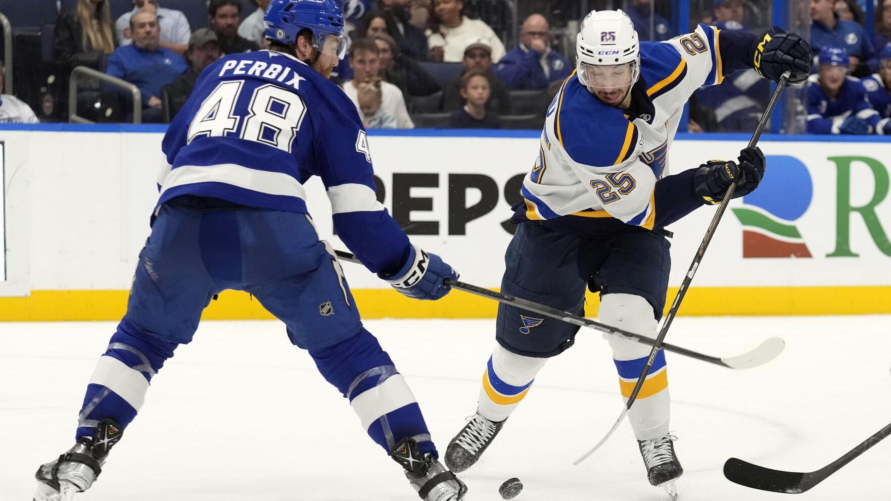 Blues lament lack of interior offense during loss in Tampa: ‘We need to be hungrier’